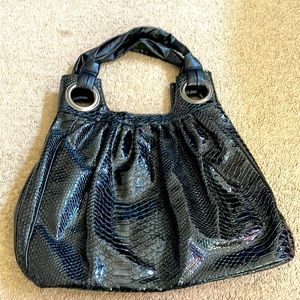 Cute Black Large Shoulder Bag Tote Like New
